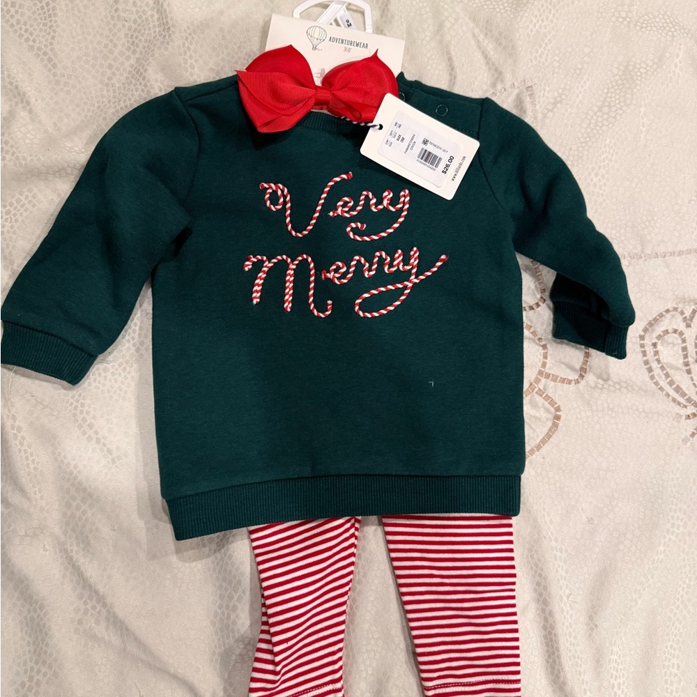 Very Merry Kids Matching Set - Green and Red